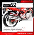 GSF 400 BANDIT GK75B EXHAUST Suzuki Muffler Auspuff Sportauspuff Silencer Echappement Silencieux Scarico Scarichi Escape Wydech Tłumik OVAL 1991 - 1995 DOMINATOR 5