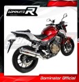 exhaust muffler DOMINATOR ROUND fits to Honda CB 500 F 2016  2019 3