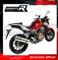 exhaust muffler DOMINATOR OV fits to Honda CB 500 F 2016  2019 3
