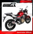 exhaust muffler DOMINATOR GP1 fits to Honda CB 500 F 2016  2019 2