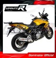 exhaust muffler DOMINATOR ROUND fits to Aprilia ETV 1200 Caponord 2013  2016 3
