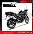 TIGER 800 XC XR XRX XCX XRT XCA EXHAUST Triumph Muffler Auspuff Sportauspuff Silencer Echappement Silencieux Scarico Scarichi Escape Wydech Tłumik ROUND 2011 - 2014 DOMINATOR 2