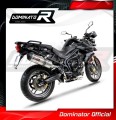 exhaust muffler DOMINATOR HP1 fits to Triumph TIGER 800 XC XR 2011  2014 4