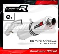 exhaust muffler DOMINATOR homologated road legal ROUND fits to R1200R 2006  2009 2