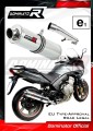 CBF 600 Exhaust HONDA Homologated EC Type approval  Street legal Approval Certificate Muffler Auspuff Sportauspuff Silencer Echappement Silencieux Scarico Scarichi Escape Wydech Tłumik ROUND 2008 - 2013 Dominator