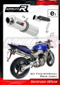 exhaust muffler DOMINATOR homologated road legal ROUND fits to CB 600F HORNET 2003  2006 3