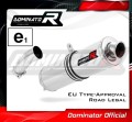 exhaust muffler DOMINATOR homologated road legal ROUND fits to F700GS 2012  2017