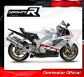 exhaust muffler DOMINATOR ROUND fits to Honda VTR 1000 SP1 1998  2001 3