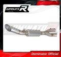 decat tłumik środkowy DOMINATOR GP3 Mid Pipe pasujący do motocykla YZF R1 1000 RN49 2017 - 2019 2