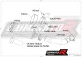 exhaust muffler DOMINATOR homologated road legal GP fits to VERSYS 1000 2019  2024 6