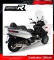 exhaust muffler DOMINATOR OV fits to Piaggio MP3 500 2008  2022 3