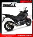exhaust muffler DOMINATOR ROUND fits to Honda NC 700 / 750 X 2012  2020 3