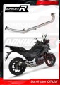 NC 700 750 S Exhaust Cat Eliminator DECAT Header Head pipe Linkpipe Downpipe collector manifold DOMINATOR