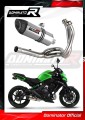 ER 6 N / F 650 EXHAUST FULL SYSTEM  Kawasaki Manifold Collector Muffler Auspuff Sportauspuff Silencer Echappement Silencieux Scarico Scarichi Escape Wydech Tłumik HP5 2012 - 2016 DOMINATOR
