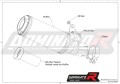 exhaust muffler DOMINATOR homologated road legal GP fits to YZF R1 1000 RN49 2017  2019 6