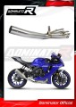 decat mid muffler DOMINATOR Mid Pipe fits to YZF R1 1000 2020  2022