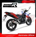 complete exhaust system with muffler DOMINATOR Full System HP3 fits to Honda CBR 125 R 2011  2018 3