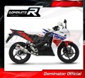 complete exhaust system with muffler DOMINATOR Full System HP3 fits to Honda CBR 125 R 2011  2018 4