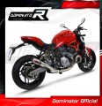 exhaust muffler DOMINATOR GP fits to Ducati MONSTER 821 2018  2021 3