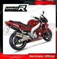 YZF 600 R THUNDERCAT EXHAUST Yamaha Muffler Auspuff Sportauspuff Silencer Echappement Silencieux Scarico Scarichi Escape Wydech Tłumik Carbon End Cap HP1 1996 - 2006 DOMINATOR 2