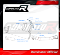 exhaust muffler DOMINATOR homologated road legal OVAL fits to YZF 600R Thundercat 1996  2006 6