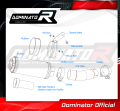 wydech tłumik DOMINATOR Homologowany GP pasujący do motocykla FZ 8 N / FZ8 S FAZER 2010 - 2016 6