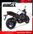 exhaust muffler DOMINATOR homologated road legal GP BLACK fits to FZ 8 N / FZ8 S FAZER 2010  2016 2