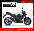 FZ 8 N / FZ8 S FAZER EXHAUST Homologated ECE Type approval - Street legal Yamaha Muffler Auspuff Sportauspuff Silencer Echappement Silencieux Scarico Scarichi Escape Wydech Tłumik OVAL 2010 - 2016 DOMINATOR 3