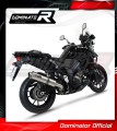 exhaust muffler DOMINATOR homologated road legal ROUND fits to Suzuki DL 1050 VStrom / XT 2020  2024 3