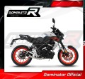kompletny układ wydechowy z tłumikiem DOMINATOR Full System GP CZARNY pasujący do motocykla Yamaha MT 125 2020  2