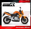wydech tłumik DOMINATOR GP1 CZARNY pasujący do motocykla Kawasaki ER - 6 N / F 650 2009 - 2011 2