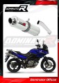 exhaust muffler DOMINATOR ROUND fits to Suzuki DL 650 VStrom 2004  2006