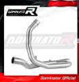 decat mid muffler DOMINATOR Mid Pipe fits to SUZUKI SFV 650 GLADIUS 2009  2015 2