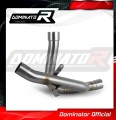 decat mid muffler DOMINATOR Mid Pipe fits to Ducati Multistrada 950 / 950 S 2017  2020 2