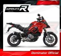 decat mid muffler DOMINATOR Mid Pipe fits to Ducati Multistrada 950 / 950 S 2017  2020 4