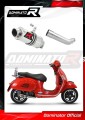 Piaggio Vespa GTS 125 2007 - 2012 motorcycle Exhaust Muffler Auspuff Sportauspuff Silencer Echappement Silencieux Scarico Scarichi Escape Wydech Tłumik  GP1 Dominator