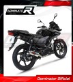 complete exhaust system with muffler DOMINATOR Full System GP1 fits to Honda CBF 125 2009  2014 3