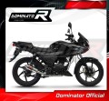 complete exhaust system with muffler DOMINATOR Full System GP1 fits to Honda CBF 125 2009  2014 4