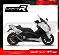 kompletny układ wydechowy z tłumikiem DOMINATOR Full System GP1 CZARNY pasujący do motocykla Yamaha XP 530 T-MAX 2012 - 2016 2