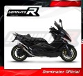 complete exhaust system with muffler DOMINATOR Full System GP1 BLACK fits to Yamaha TMAX 500 2008  2011 2