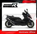 kompletny układ wydechowy z tłumikiem DOMINATOR Full System HP1 CZARNY pasujący do motocykla Yamaha T-MAX 500 2008 - 2011 2