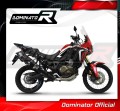 exhaust muffler DOMINATOR P7 BLACK fits to Honda CRF 1000L Africa Twin 2016  2019 2