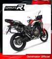 complete exhaust system with muffler DOMINATOR Full System HP7 BLACK fits to Honda CRF 1000L Africa Twin 2016  2019