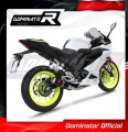complete exhaust system with muffler DOMINATOR Full System GP BLACK fits to Yamaha YZF R125 2019  2020