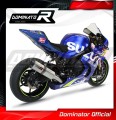 complete exhaust system with muffler DOMINATOR Full System HP1 fits to Suzuki GSXR 1000 2017  2021 2