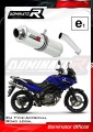 exhaust muffler DOMINATOR homologated road legal ROUND fits to DL 650 VSTROM 2004  2006