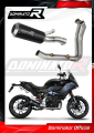 kompletny układ wydechowy z tłumikiem DOMINATOR Full System GP CZARNY pasujący do motocykla BMW F900XR 2020 - 2026