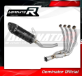 complete exhaust system with muffler DOMINATOR Full System HP8 BLACK fits to Kawasaki Z800 2013  2016 2