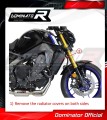 complete exhaust system with muffler DOMINATOR Full System GP BLACK fits to Yamaha MT 09 2021  2023 2