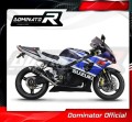 wydech tłumik DOMINATOR Slip-on GP1 CZARNY pasujący do motocykla Suzuki GSXR 1000 K1 - K4 2001 - 2004 4